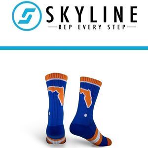 Skyline "Florida" Athletic Crew Socks
